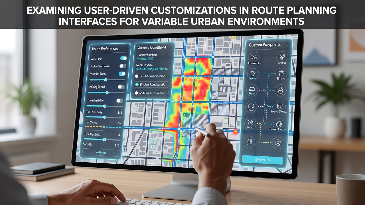 Examining User-Driven Customizations in Route Planning Interfaces for Variable Urban Environments